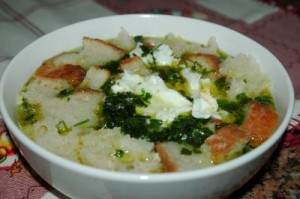 Receita de Sopa de Coentros