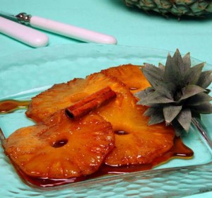 Receita de Ananas com Xarope de Laranja