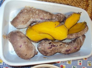 Receita de Batata Doce Assada no Forno