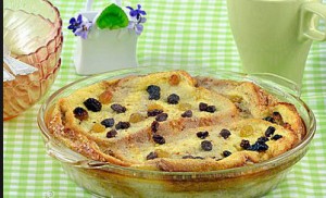Receita de Pudim de Pão com Manteiga