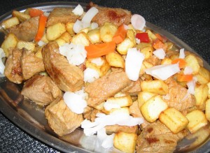 Receita de Carne de Porco Frita à Portuguesa