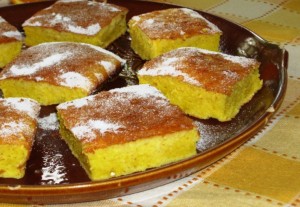 Receita de Quadradinhos de Laranja