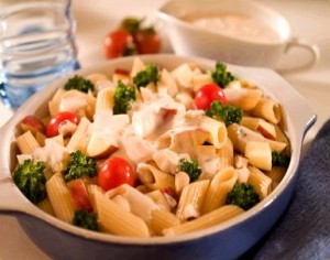 Receita de Salada de Massa Brocolos e feijao