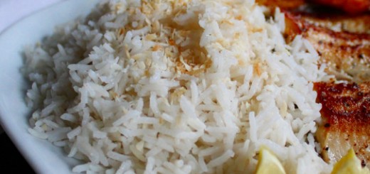 Receita de Arroz de Coco