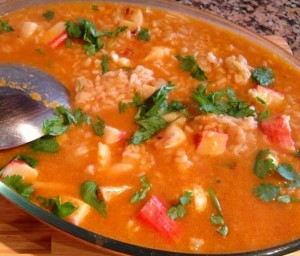 Receita de Arroz de Garoupa