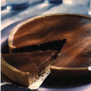 Receita de Tarte de Chocolate Negro