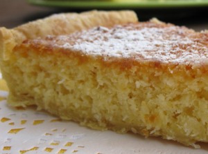 Receita de tarte de Coco e Laranja