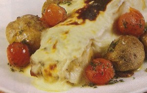 Receita de Bacalhau com Creme de Queijo