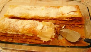 Receita de Folhado com doce de ovos