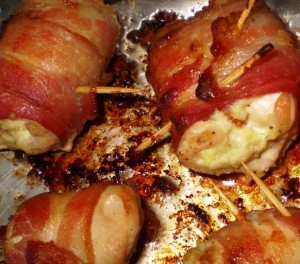 Receita de Peito de Frango com bacon