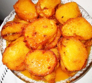 Receita de Rabanadas Douradas