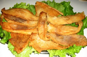 Receita de Raia Frita com Couve Coração
