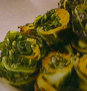Receita de Rolinhos de Couve com Gengibre