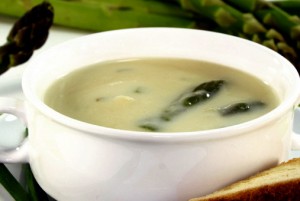 Receita de Sopa de Espargos