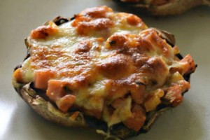 cogumelos portobelo recheados