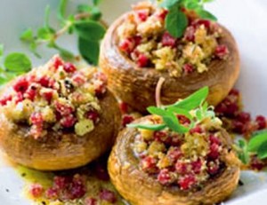 Receita de Cogumelos com Presunto