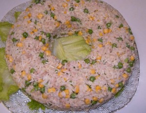 coroa de arroz com miscaros
