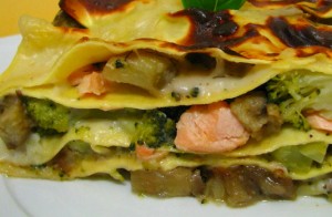 Lasanha de Salmão