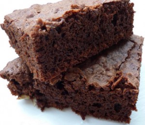 quadrados de chocolate