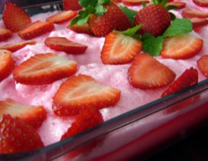 doce de gelatina e leite cndensado