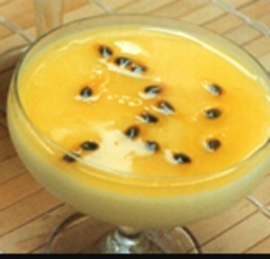 doce de iogurte com pessego e maracuja