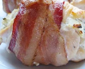 rolinhos de bacon com requeijão