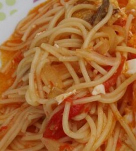 bolonhesa de bacalhau