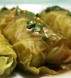 trouxas com molho de tomate