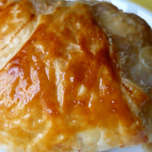 delicia folhada de framboesa e laranja