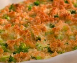 gratinado de frango com broculos