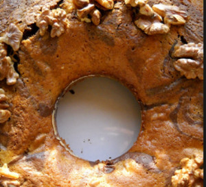 bolo de iogurte com avelas