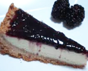 cheesecake de amoras