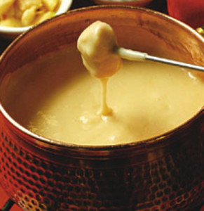 fondue de mista de queijos
