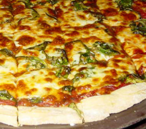 pizza de espinafres
