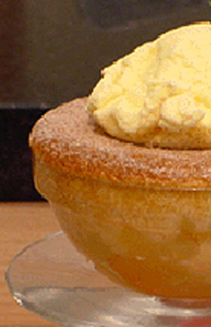 banana em espuma com estalinhos