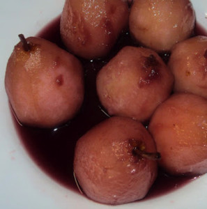 pera em molho ingles