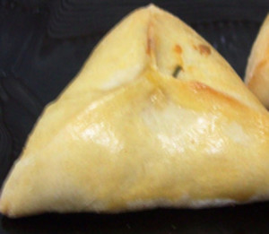 saco crepe fechado com bacalhau