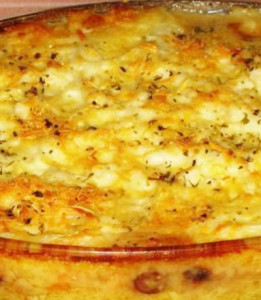 bacalhau com natas gratinado