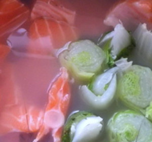 lombos de salmao cozidos