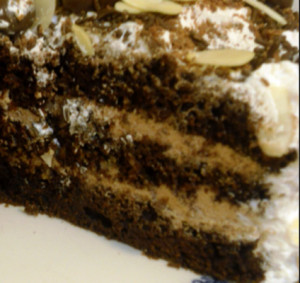 bolo com licor de cafe