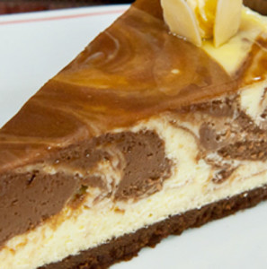 cheesecake com queijo creme e chocolate