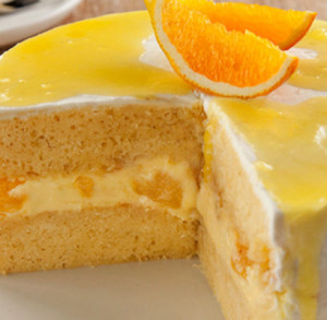 bolo de laranja recheado