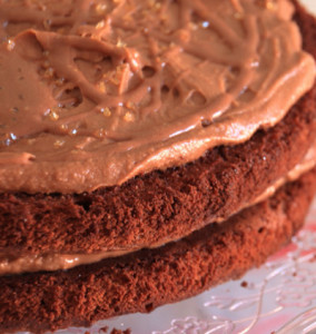 bolo de chocolate em camadas