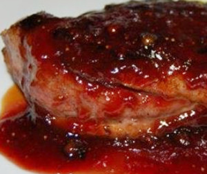 peito de pato com molho de ameixa