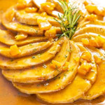 peru estufado com legumes