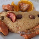 migas a alentejana com carne de porco
